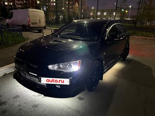 2011 Mitsubishi Lancer X Рестайлинг, чёрный, 1500000 рублей, вид 4