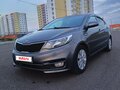 2015 Kia Rio III Рестайлинг, серый, 990000 рублей - вид 2