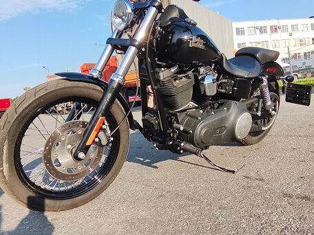 2015 Harley-Davidson Street Bob, чёрный, 850000 рублей, вид 4