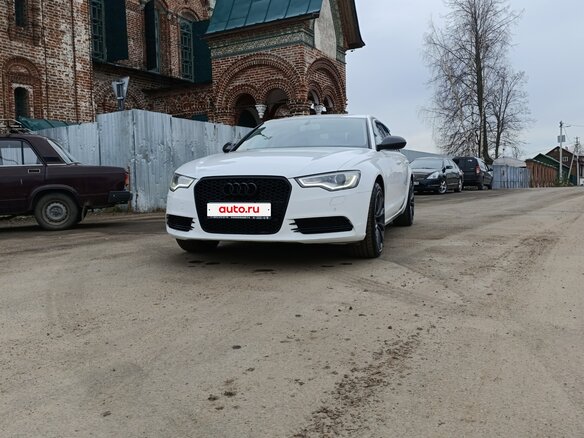 2012 Audi A6 IV (C7), белый, 1595000 рублей - вид 2