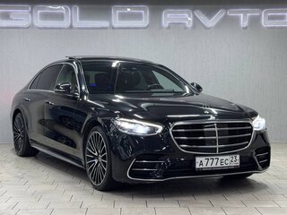 2021 Mercedes-Benz S-Класс 350 d Long 4MATIC VII (W223), чёрный, 8500000 рублей, вид 3