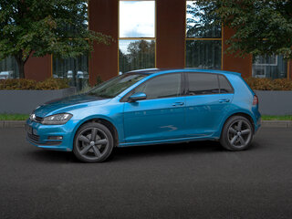2013 Volkswagen Golf VII, голубой, 1390000 рублей, вид 3
