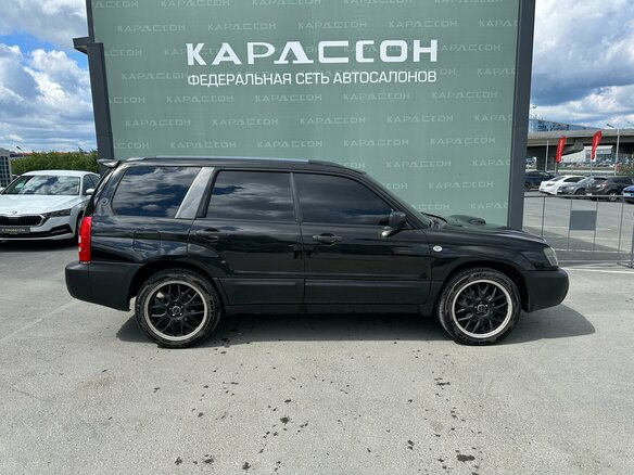 2003 Subaru Forester II, чёрный - вид 3