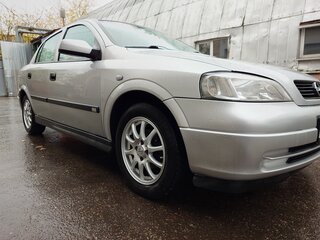 2003 Opel Astra G, серебристый, 380000 рублей, вид 1