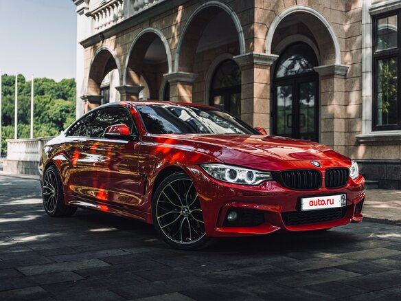 2014 BMW 4 серии 420d xDrive F32/F33/F36, красный - вид 1