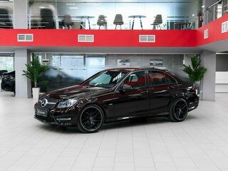 2012 Mercedes-Benz C-Класс 180 BlueEFFICIENCY III (W204) Рестайлинг, коричневый, 1490000 рублей, вид 1