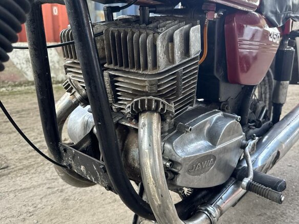 1983 Jawa 350/638, красный, 80000 рублей - вид 8