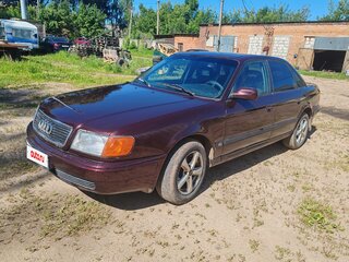 1991 Audi 100 IV (C4), пурпурный, 260000 рублей, вид 1
