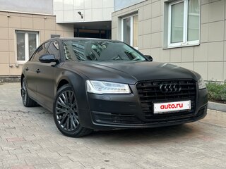 2015 Audi A8 Long III (D4) Рестайлинг, чёрный, 2199000 рублей, вид 4