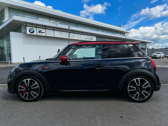 2021 Mini Hatch JCW III (F55/F56) Рестайлинг 2, синий - вид 7