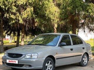 2008 Hyundai Accent ТагАЗ II, бежевый, 350000 рублей, вид 1