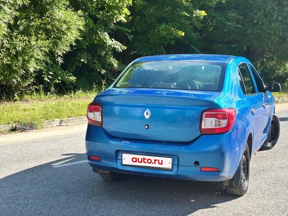 2014 Renault Logan II, синий, 325000 рублей - вид 5