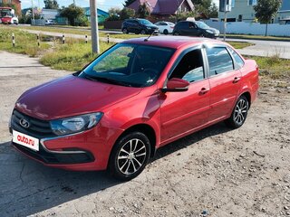 2019 Lada (ВАЗ) Granta I Рестайлинг, красный, 580000 рублей, вид 3