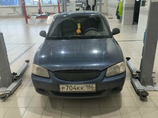 2007 Hyundai Accent ТагАЗ II, синий, 250000 рублей, вид 1