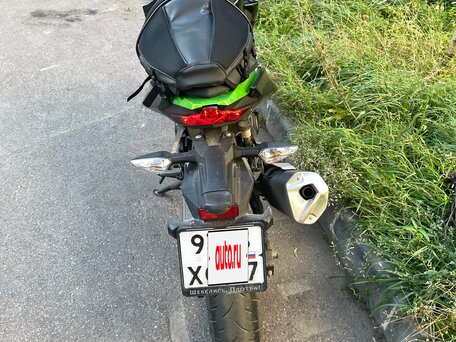 2022 Kawasaki Z 400, зелёный, 615000 рублей, вид 4