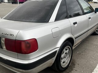 1991 Audi 80 V (B4), серебристый, 300000 рублей, вид 4