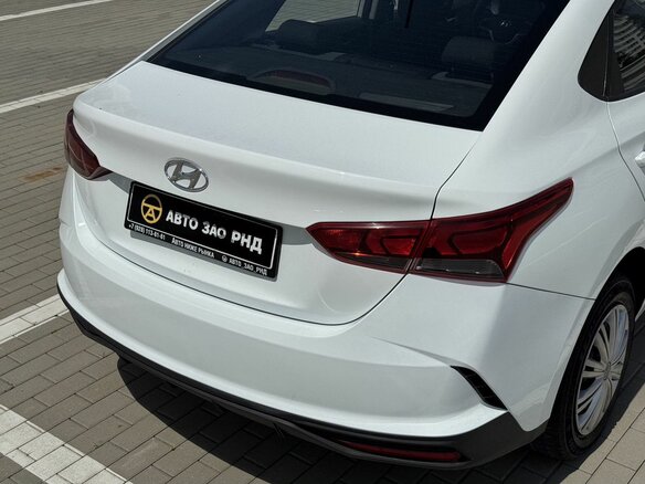 2021 Hyundai Solaris II Рестайлинг, белый - вид 6