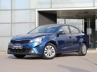 2022 Kia Rio IV Рестайлинг, синий, 1775000 рублей, вид 1