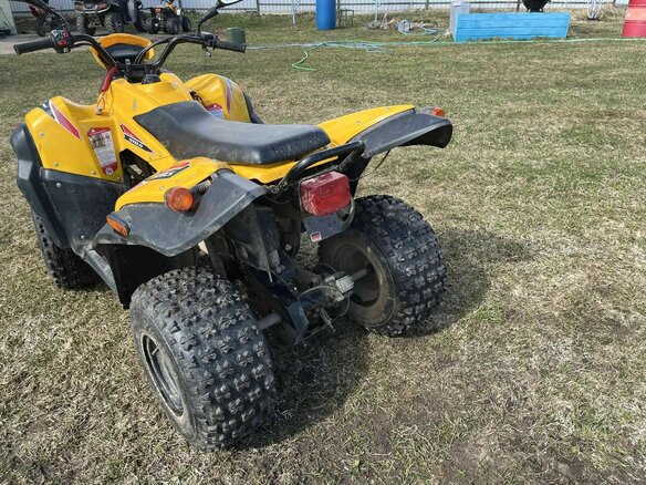 2022 Stels ATV-110, жёлтый, 85000 рублей - вид 2