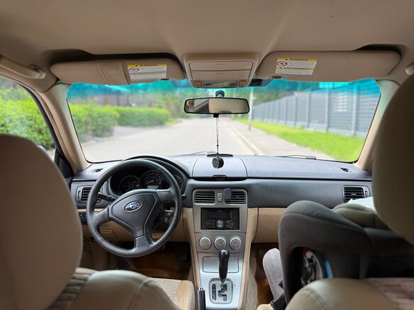 2004 Subaru Forester II, чёрный, 350000 рублей - вид 8
