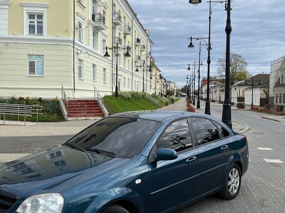 2008 Chevrolet Lacetti I, синий, 450000 рублей - вид 6