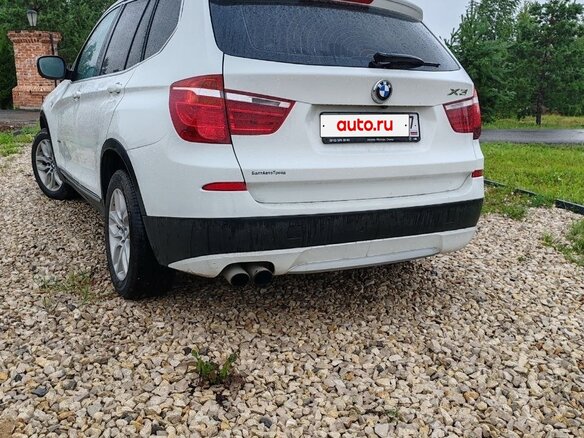 2012 BMW X3 28i xDrive II (F25), белый - вид 4