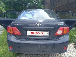 2008 Toyota Corolla X (E140, E150), чёрный, 710000 рублей, вид 2