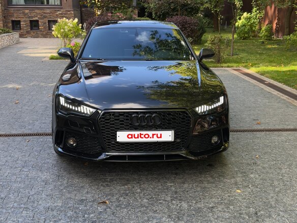 2013 Audi A7 I (4G), чёрный, 2100000 рублей