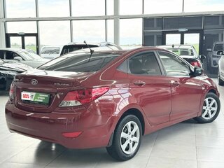 2011 Hyundai Solaris I, красный, 589000 рублей, вид 4