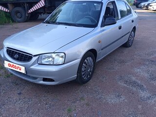 2006 Hyundai Accent ТагАЗ II, серебристый, 215000 рублей, вид 1