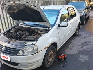 2013 Renault Logan I Рестайлинг, белый, 350000 рублей, вид 5