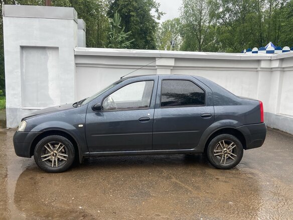 2009 Renault Logan I, серый, 280000 рублей - вид 5