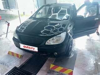 2008 Hyundai Getz I Рестайлинг, чёрный, 320000 рублей, вид 2