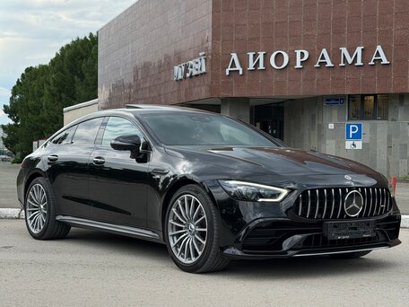 2021 Mercedes-Benz AMG GT 4-Door Coupe 43 I, чёрный, 7570000 рублей, вид 3
