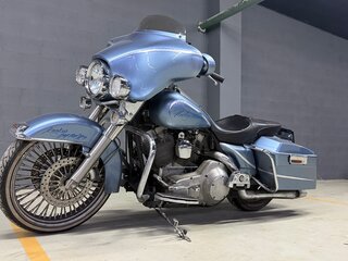 2004 Harley-Davidson Street Glide, голубой, 870000 рублей, вид 1
