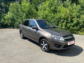 2015 Lada (ВАЗ) Granta I, коричневый, 420000 рублей, вид 4