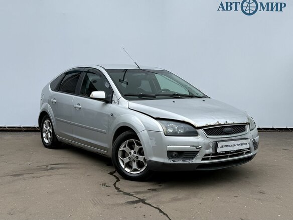 2007 Ford Focus II, серебристый - вид 2