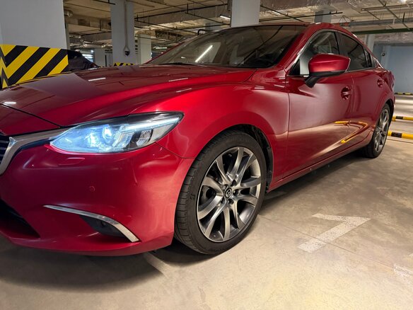 2017 Mazda 6 III (GJ) Рестайлинг, красный, 1850000 рублей - вид 7