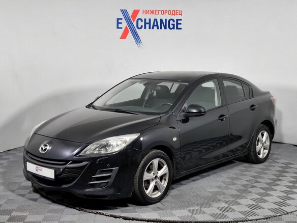 2009 Mazda 3 II (BL), чёрный, 679000 рублей