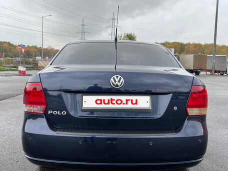 2012 Volkswagen Polo V, синий, 890000 рублей, вид 5