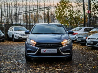 2016 Lada (ВАЗ) Vesta I, синий, 633000 рублей, вид 3