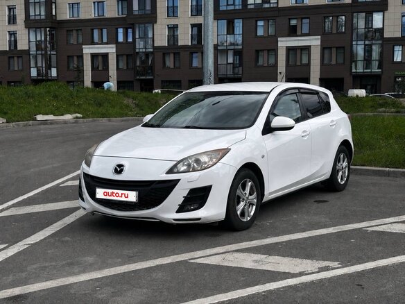 2010 Mazda 3 II (BL), белый, 750000 рублей - вид 1
