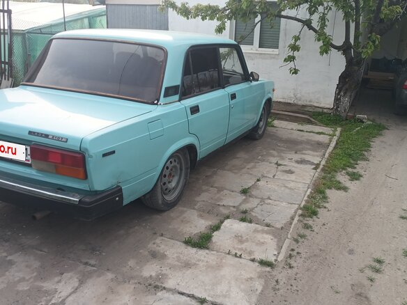2001 Lada (ВАЗ) 2107, голубой, 120000 рублей - вид 6