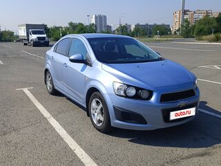 2012 Chevrolet Aveo II, голубой, 650000 рублей, вид 3
