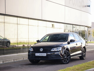 2016 Volkswagen Jetta VI Рестайлинг, чёрный, 1239777 рублей, вид 1