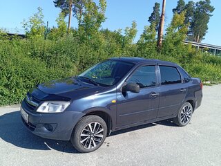 2013 Lada (ВАЗ) Granta I, синий, 380000 рублей, вид 3