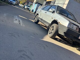 2003 Lada (ВАЗ) 21099, серебристый, 115000 рублей, вид 2