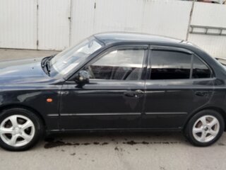 2008 Hyundai Accent ТагАЗ II, чёрный, 420000 рублей, вид 5