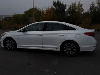 2017 Hyundai Sonata VII (LF), белый, 1550000 рублей, вид 4