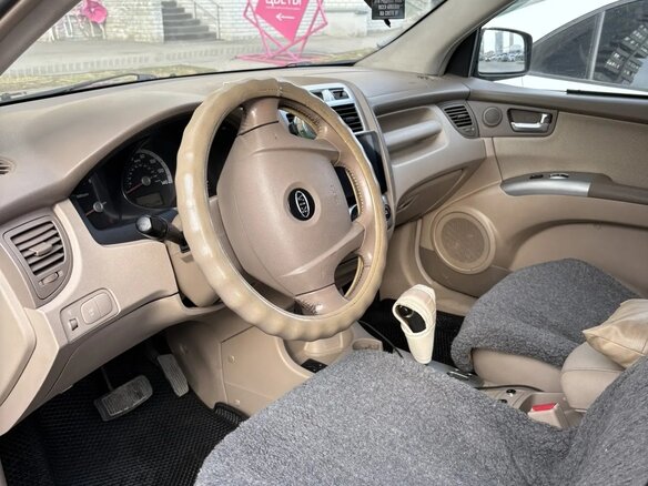2005 Kia Sportage II, коричневый, 700000 рублей - вид 8